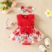 Mother Kids Summer Lace Stitching Flowers Full Print One Piece Five Color Romper Baby And Toddler Suit_viptrois.com