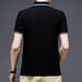 2024 New Men's POLO Shirt Summer Ice Silk Short Sleeve T-shirt Men's Loose Casual Lapel Top_viptrois.com