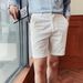 Men's Summer Light Luxury Quality Lyocell Cotton Shorts Casual Versatile Semi Elastic Waist Five Point Pants_viptrois.com