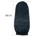 solid color satin ladies long tube nightcap wide brim elastic hair care shower cap_viptrois.com