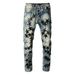 Men's Clothing American Style Trendy Jeans For Young Men Elastic High Craft Leather Star Slim Fit Men's Skinny Jeans 694_viptrois.com