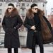 2025 New Men's Imitation Fox And Raccoon Fur Integrated Medium Length Coat Winter Imitation Fur High End Coat_viptrois.com