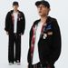 Retro Plaid Zip-Up Hoodie – Oversized Streetwear Pullover With Embroidery & Patchwork | Unisex High Fashion Outerwear_viptrois.com