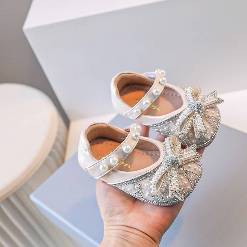 Mother & Kids Baby Princess Shoes Girl Shoes One Year Old Girl Single Shoes Non Slip Soft Sole Toddler Shoes Children's Leather Shoes_viptrois.com