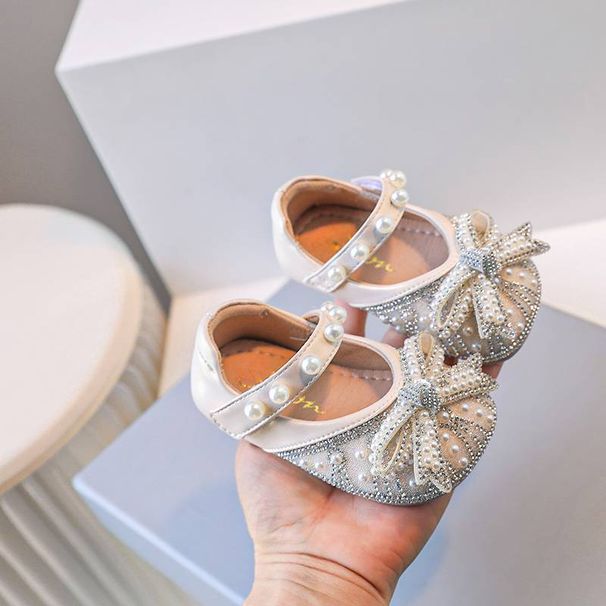 Mother & Kids Baby Princess Shoes Girl Shoes One Year Old Girl Single Shoes Non Slip Soft Sole Toddler Shoes Children's Leather Shoes_viptrois.com
