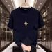 High En European Men's Short T-shirt For Summer 2024, New Cotton Printe Top, Roun Neck Half Sleeve Bottom Shirt_viptrois.com