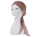 National style elastic ribbon turban hat base hat Baotou hat with strap pirate hat_viptrois.com