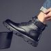 European Warm Series Men's Martin 2025 New High-top British Style Black Workwear Motorcycle Boots Spring Autumn Casual Leather Shoes_viptrois.com
