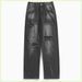 Ripped Jeans Men's Spring Autumn Style American High Street Fashion Brand Straight Wide Leg Loose And Trendy Work Pants_viptrois.com