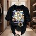 Men's Clothing Cotton Short Sleeved T Shirt Men's Trendy Brand Ins Loose Casual Round Neck Printed T Shirt Hong Kong Style Trendy Half Sleeve_viptrois.com