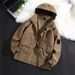 Men's Detachable Hood Casual Jacket – Stylish Spring & Autumn Outerwear (Black/White/Grey, XS-4XL)_viptrois.com