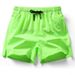 Men's Breathable Stretch Shorts - Elastic Casual 3-Inch Gym Shorts With Loose Straight Cut, Quick-Dry & Lightweight For Beach, Running, Summer_viptrois.com