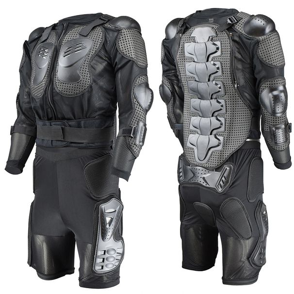 Men's Clothing 2024 New Sales Motorcycle Clothing Armor Clothing Anti Fall Knight Motorcycle Riding Off Road Protective Gear Racing Armor Pants Suit_viptrois.com