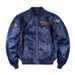 Men's MA1 Bomber Jacket - Slim Fit Lightweight Flight Coat With Embroidery, Ribbed Hem & Zipper Closure, Korean Streetwear Style_viptrois.com