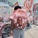 New Cross-border American Retro Street Hip-hop Letter And Character 3D Print Loose Men's Short-sleeve Cardigan Shirt_viptrois.com