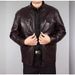 Men’s Faux Leather Jacket – Fleece-Lined Winter Coat With Stand Collar & Zipper Front (S-XXXL, Black/Dark Brown/Tan, Windproof & Lightweight)_viptrois.com