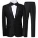 Men's Clothing Wedding Dress Business Casual Handsome Plaid Suit_viptrois.com