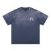 Men's Clothing 250g Heavyweight Pure Cotton KKLLK T Shirt, Crew Neck, Short Sleeve, Loose Fit, Washed Gradient T Shirt, DR Bear Print_viptrois.com