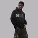 Oversized Gradient Hoodie – Heavyweight Unisex Pullover With Color-Block Design (Fleece-Lined, Drop Shoulder, Ribbed Hem)_viptrois.com