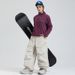 Unisex Waterproof Snow Pants For Skiing & Outdoor Activities – Windproof, Breathable, Wide Leg Design – Black, Beige, Gray, Khaki, Army Green_viptrois.com