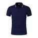 Unbeatable Quality 2025 Summer New Men's Polo Shirt Solid Color Fashion Collar Large Short Sleeve T_viptrois.com