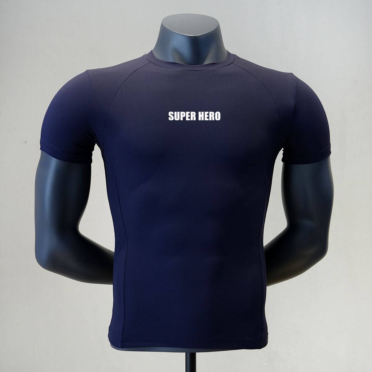 Men's Clothing Summer Fitness Clothes Men's Short Sleeved Tights Short Style High Elastic Quick Drying Sweat Absorbent Breathable Outdoor Sports_viptrois.com