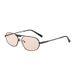 Metal Single Beam Large Frame Polygonal Sunglasses For Women Retro Simple European And American Ins Street Shooting Beach Sunshade Sunglasses Trend_viptrois.com