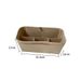 Felt Beach Bag, Large Capacity, Multi-pocket, Snap Inner Liner Bag, Multi-functional Organizing, Portable Makeup Bag_viptrois.com