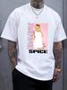 Baby Spice T Shirt Girl White S 5XL VE037 Top For Everyday Wear Soft Versatile Breathable Stylish Fashion Stretched Comfortable Graphic_viptrois.com