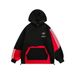 Two-Piece Hooded Sweatshirt For Men, Trendy Brand, Color-Block Patchwork, Double-Layer Hood, Unique Design,_viptrois.com