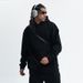 Autumn Winter Fleece Lined Hooded Sweatshirt Unisex American Street Style Crew Neck High-Quality Solid Color_viptrois.com