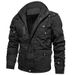 BOY BOY Cross-Border Supply Coat Hooded Multi-Pocket Cotton Workwear Tough Guy Jacket Men's Retro Fleece-Lined_viptrois.com