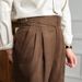 Men's Clothing Naples Paris Buckle Trousers Slim Fit Business High Waist Suit Trousers Retro All Match Straight Casual Trousers_viptrois.com
