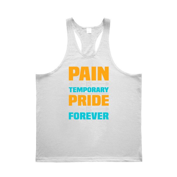 Men's Cotton Fitness Training Vest Summer I-Back Bottom Shirt Skinny Elastic Bottom Shirt Sleeveless T-Shirt_viptrois.com