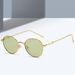 2025 Retro Round Sunglasses - Metal Frame UV400 Unisex Sunglasses (Korean Style, High-End Lightweight & Fashionable)_viptrois.com