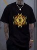 NEW LIMITED Metatrons Cube, Sacred Geometry, Psytrance Festival Rave Edm T-Shirt Top For Everyday Wear Stylish Graphic Soft Designer Clothes_viptrois.com