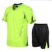 Men's Clothing Outdoor Sports Sleeve Short-sleeved Quick-drying Sweatshirt Team Printed Football Clothes_viptrois.com