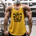 Foreign Trade Fitness Vest Men's Thin Shoulder Strap Training Clothes Summer Pure Cotton Bottoming Shirt American Loose I-shaped Back Muscle Men_viptrois.com