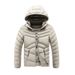 Rib Clothes, Cotton-padded Clothes, Men's Removable Hats, Slim-fitting Piled Thickened Tops, Jackets._viptrois.com