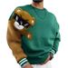 2025 New Men's Sweatshirt Bear In Black Long Sleeve Jacket Autumn/Winter Fleece-Lined Sweatshirt Casual_viptrois.com