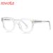 New Retro Plain Glasses Large Frame TR Glasses Frame Spring Insert_viptrois.com