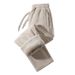 Men's Fleece Lined Thickened Casual Pants, New Winter Style, Composite Fleece, Loose Fit, Warm, Versatile Sports Pants, Couple Pants_viptrois.com