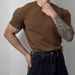 Men's Clothing Fashion High End T Shirt Men's Summer Sweater Breathable Casual Men's Short Sleeved Light Mature Men's T Shirt Top_viptrois.com