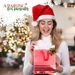 Spot Fleece Thickened Eaves Santa Hat Santa Claus Adult Children Christmas Ornaments Plush Short Velvet_viptrois.com