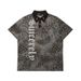 Men's Clothing Retro Shirt Letter Print Leopard Print Loose Casual Versatile Short Sleeve T-Shirt For Men And Women Summer Style_viptrois.com
