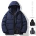 New Men's Thickened Jacket Trendy Autumn And Winter Hooded Short Workwear Bread Down Cotton Coat_viptrois.com