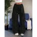 "Women's Casual Cargo Pants – Loose-Fit Straight-Leg Wide Trousers With Flowy Silhouette For Everyday Comfort & Street Style"_viptrois.com