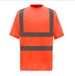 Men's Clothing Round Neck Workwear T Shirt Spot Construction Storage Road Safety Reflective Clothing Short Sleeve Summer Breathable Work Clothes_viptrois.com