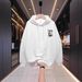 Heavy Trendy Brand Spring And Autumn Printed Sweater Ruffian Handsome Men's Trendy Round Neck Versatile Autumn And Winter Velvet Long-sleeved Top_viptrois.com