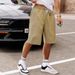 Men's Clothing Beach Pants Loose Sports Shorts Built In Briefs Solid Color Casual Versatile Beach Pants_viptrois.com